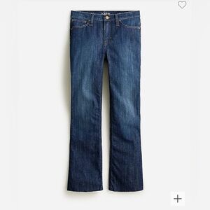 J Crew NEW 9" demi-boot crop jean in Dark Worn wash size 26